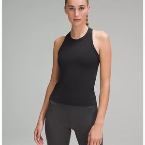 Black Lululemon waist length tank